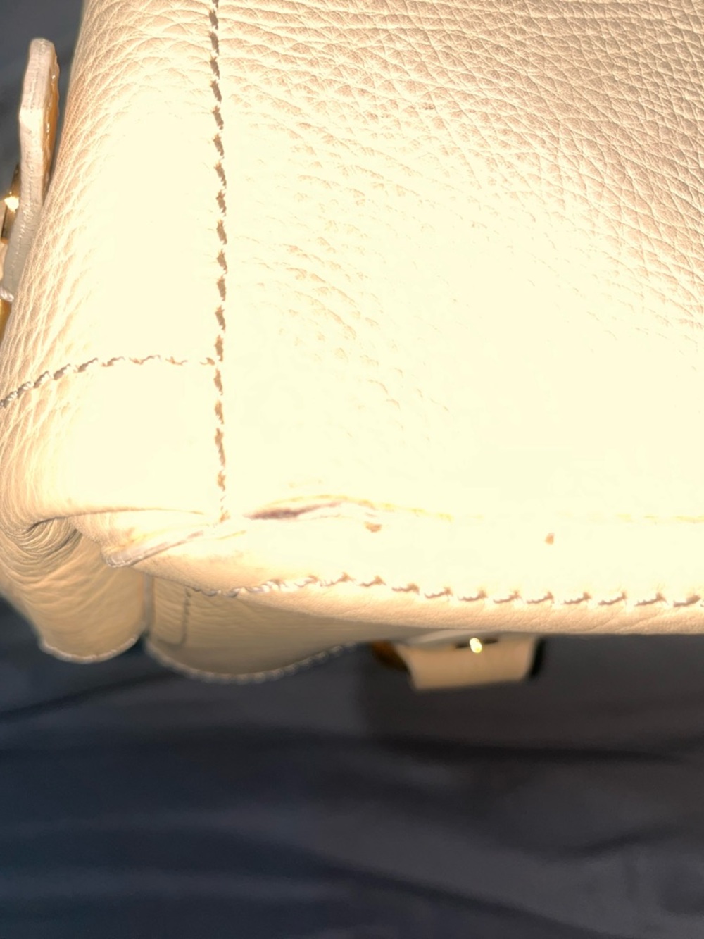 Celine Butter yellow Boogie Bag with Gold Hardware - Picture 4 of 9